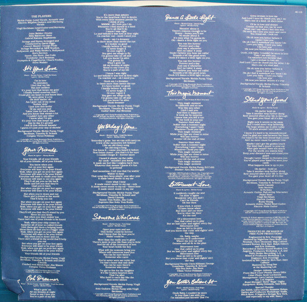 Richie Furay – Dance A Little Light (Pre-Owned Vinyl) Asylum Records 1978