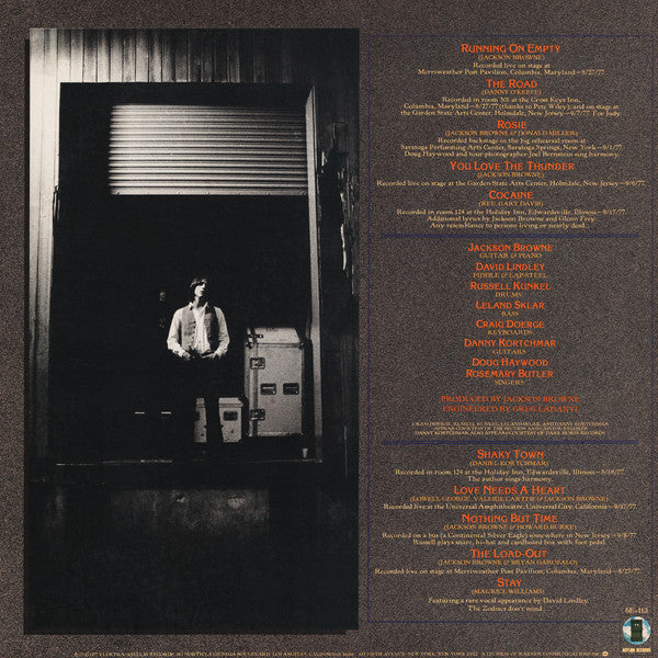 Jackson Browne – Running On Empty (Pre-Owned Vinyl) Asylum Records 1977