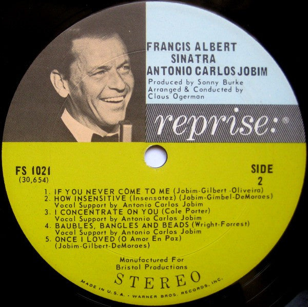 Francis Albert Sinatra & Antonio Carlos Jobim – Francis Albert Sinatra & Antonio Carlos Jobim (Pre-Owned Vinyl) Reprise Records 1967