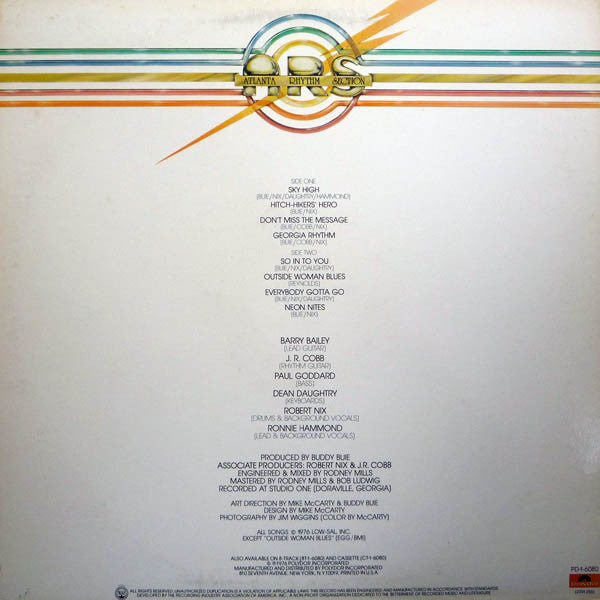 Atlanta Rhythm Section – A Rock And Roll Alternative (Pre-Owned Vinyl) Polydor 1976