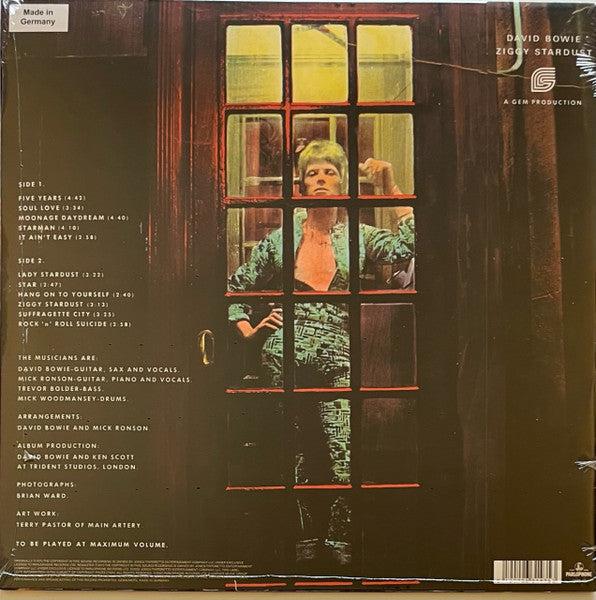 David Bowie – The Rise And Fall Of Ziggy Stardust And The Spiders From Mars (New Vinyl)