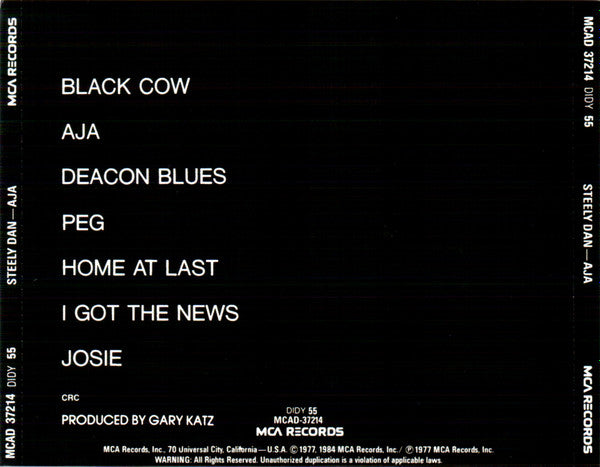 Steely Dan – Aja (Pre-Owned CD)