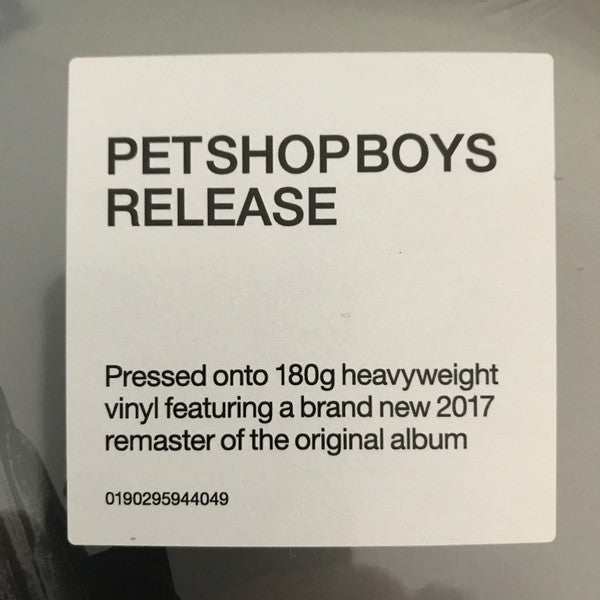 Pet Shop Boys - Release (New Vinyl)