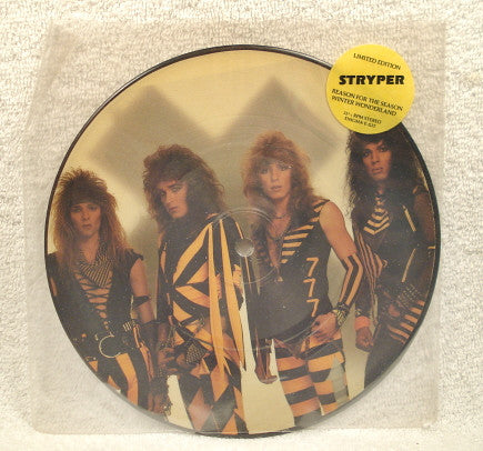 Stryper – Reason For The Season (Pre-Owned 7" Single Vinyl) Black Edge - girdermusic.com
