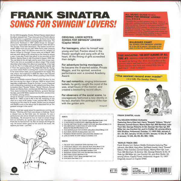 Frank Sinatra – Songs For Swingin' Lovers! (New Vinyl)