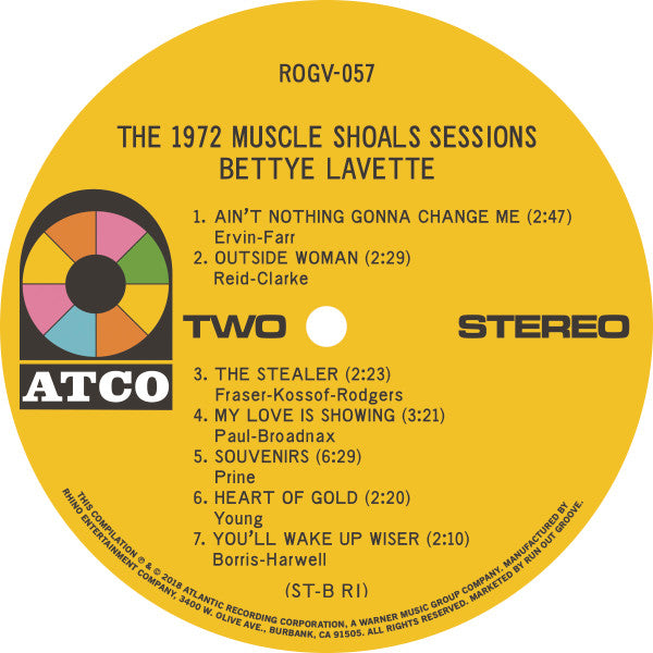 Bettye LaVette – The 1972 Muscle Shoals Sessions (Pre-Owned Vinyl) Run Out Groove 2018