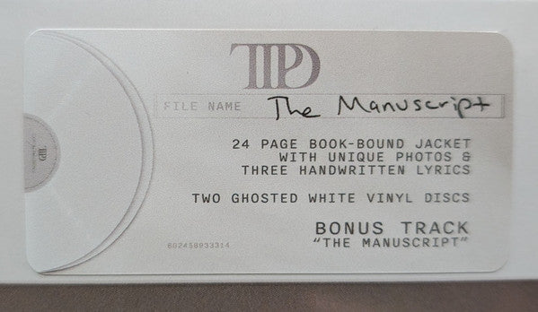 Taylor Swift – The Tortured Poets Department (Pre-Owned White 2 x Vinyl) Republic Records 2024