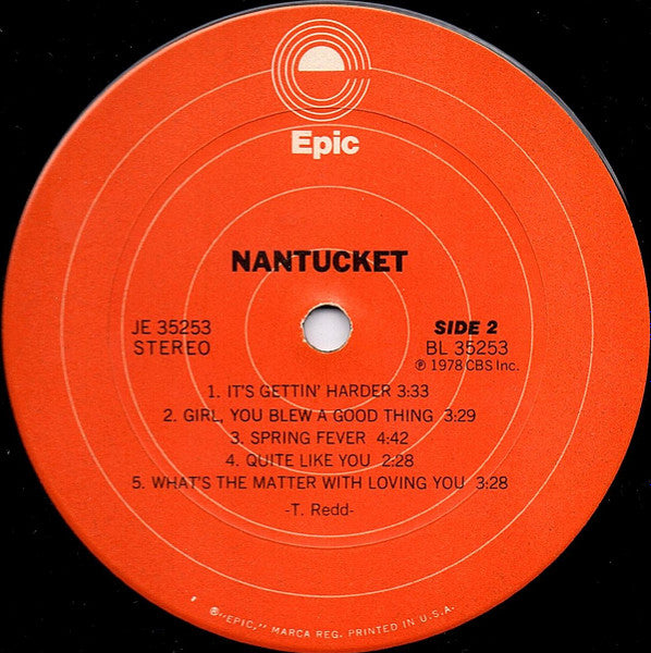 Nantucket – Nantucket (Pre-Owned Vinyl) Epic 1978