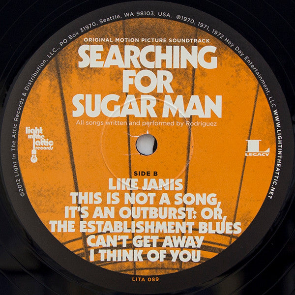 Rodriguez – Searching For Sugar Man - Original Motion Picture Soundtrack (Pre-Owned 2 x Vinyl) Light In The Attic 2012