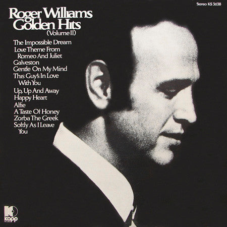 Roger Williams – Golden Hits (Volume II) (Pre-Owned Vinyl) 	Kapp Records 1970