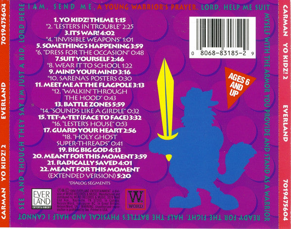 Carman – Yo Kidz! 2: The Armor Of God (Pre-Owned CD)