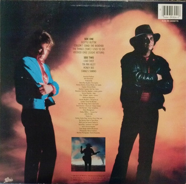 Stevie Ray Vaughan And Double Trouble – Couldn't Stand The Weather (Pre-Owned Vinyl) Epic 1984 - girdermusic.com