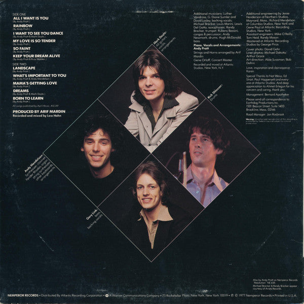 Andy Pratt – Shiver In The Night (Pre-Owned Vinyl) Nemperor Records 1977