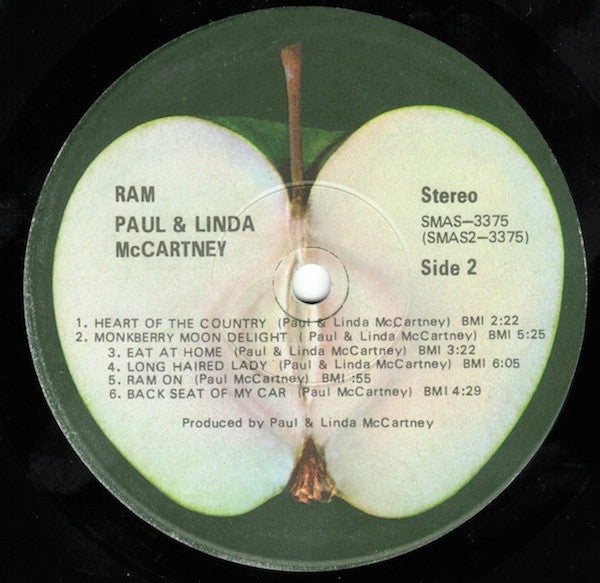 Paul & Linda McCartney – Ram (Pre-Owned Vinyl) Apple Records 1971