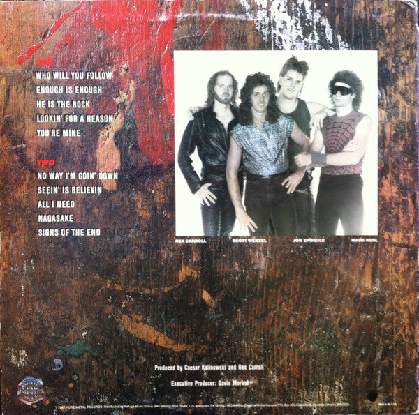 Whitecross – Whitecross (Pre-Owned Vinyl) Pure Metal 1987 ORIGINAL PRESSING