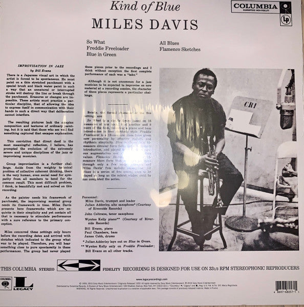 Miles Davis – Kind Of Blue (New Blue Vinyl)