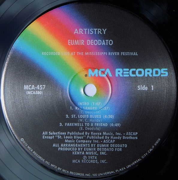 Deodato – Artistry (Pre-Owned Vinyl) MCA Records 1974