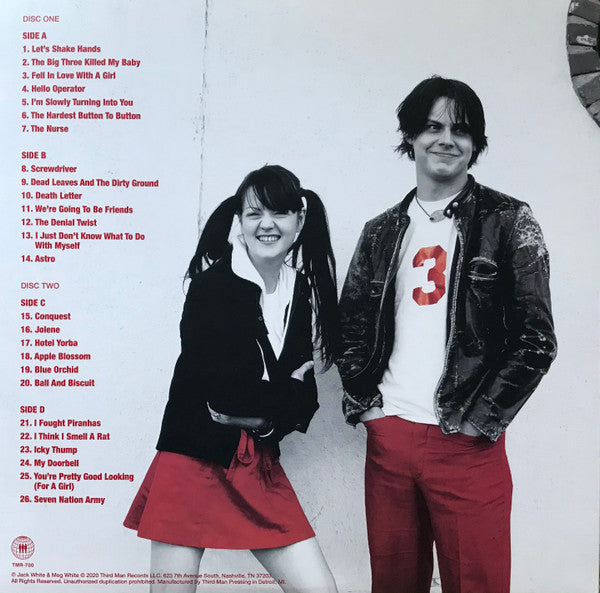 The White Stripes – My Sister Thanks You And I Thank You The White Stripes Greatest Hits (New 2x Vinyl) Third Man Records 2021