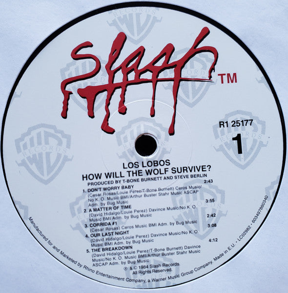 Los Lobos – How Will The Wolf Survive? (New SEALED Vinyl) Slash 2018