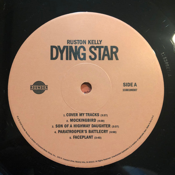 Ruston Kelly – Dying Star (Pre-Owned Etched Vinyl) Rounder Records 2018