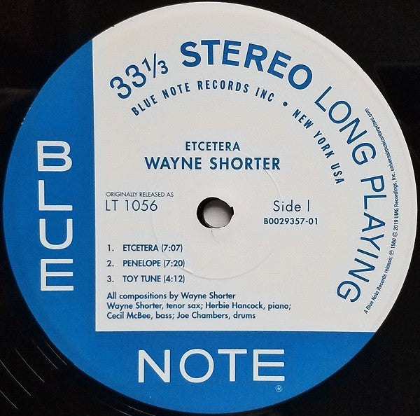 Wayne Shorter – Etcetera (Pre-Owned Vinyl) Blue Note 2019