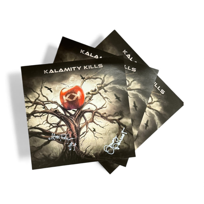 Kalamity Kills Autographed Album Flat (12”x12”)