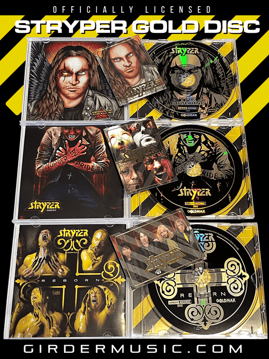 STRYPER - THE COVERING GOLD DISC !!!CRACKED CASE!!! (CD) 2022 GIRDER RECORDS (Legends of Rock) Remastered, w/ Collectors Trading Card