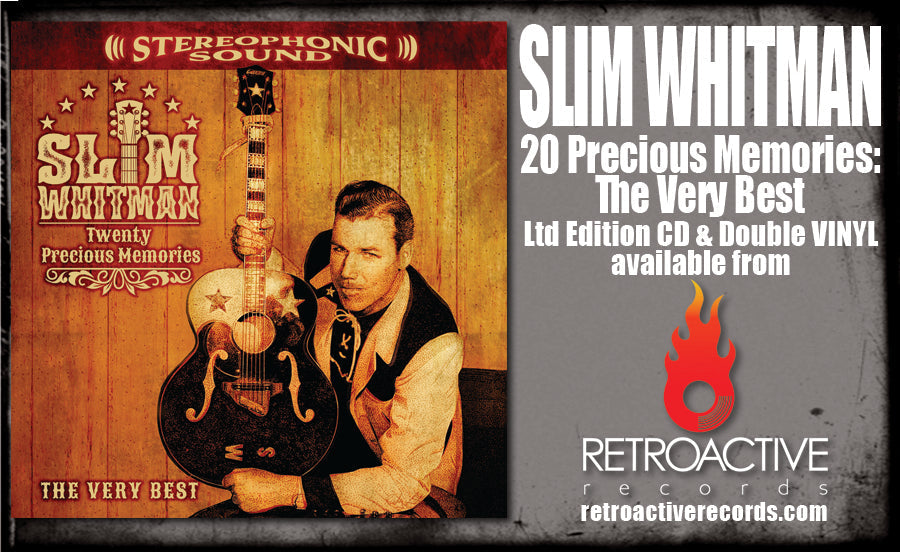 SLIM WHITMAN - 20 PRECIOUS MEMORIES: THE VERY BEST (*NEW-2-LP Maroon Vinyl, Gatefold, 2023, Retroactive) 20 Hymns/Gospel Greats from an ICONIC PERFORMER!