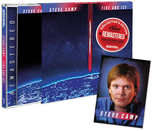 STEVE CAMP FIRE AND ICE (Collector's Edition CD) w/12 Page Booklet, Sleeve & LTD Collector Card