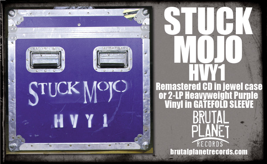 STUCK MOJO - HVY1 (*NEW 2-LP BLUE VINYL, 2023, Brutal Planet Records)
