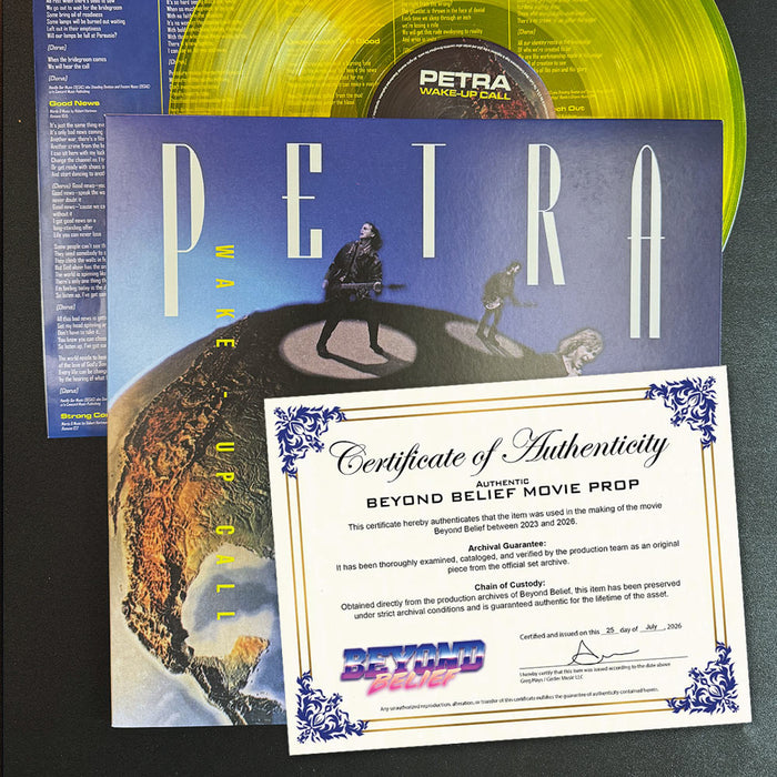 PETRA - Wake Up Call (Vinyl) MOVIE PROP - [Beyond Belief] w/COA
