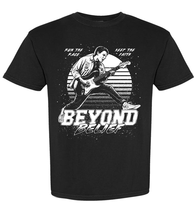 Beyond Belief™ Run the Race Keep The Faith Black/White Shirt (Official Movie Merch)