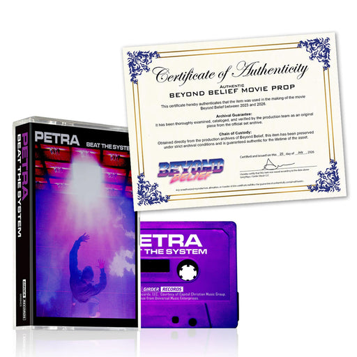 PETRA - Beat The System (Cassette) MOVIE PROP - [Beyond Belief] w/COA