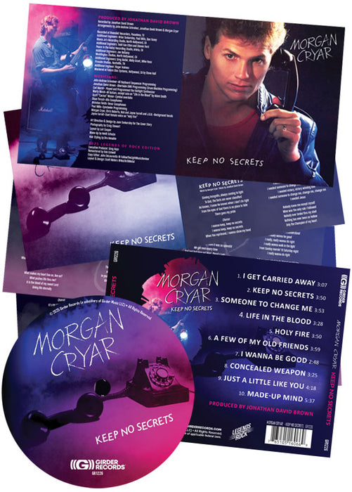 AUTOGRAPHED!! Morgan Cryar - Keep No Secrets (CD) 2025 Remastered