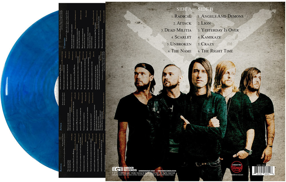 Disciple  Attack! (Limited Run Vinyl) Attack Metallic Blue Vinyl