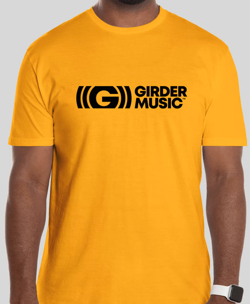 Girder Music Logo Yellow & Black Shirt