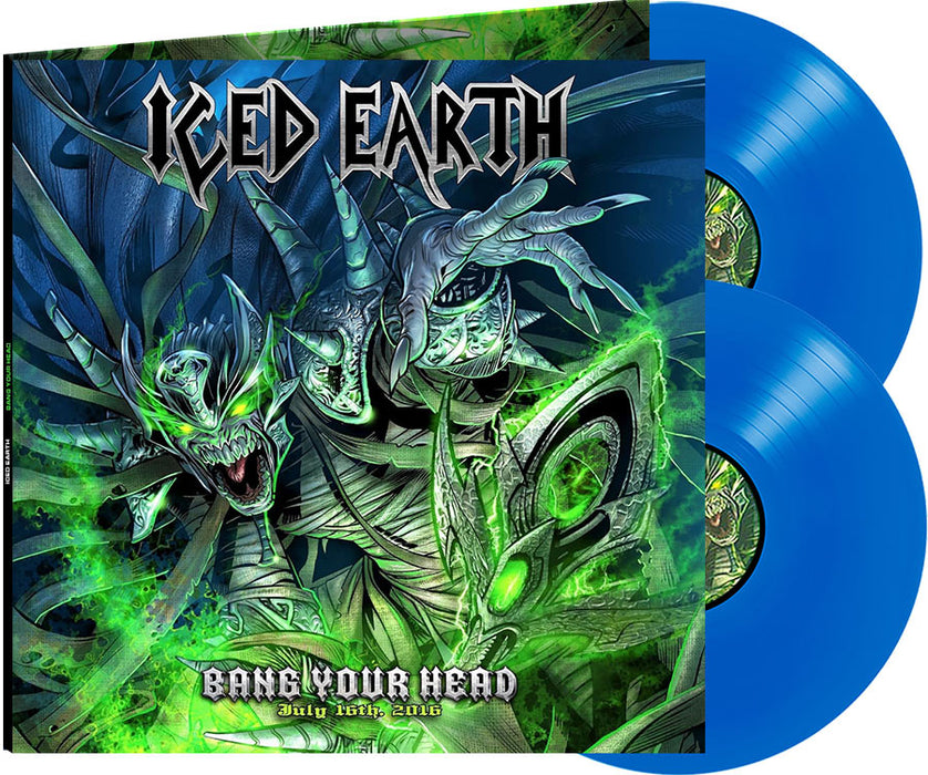 Iced Earth Bang Your Head (Double Live Blue Vinyl Gatefold)