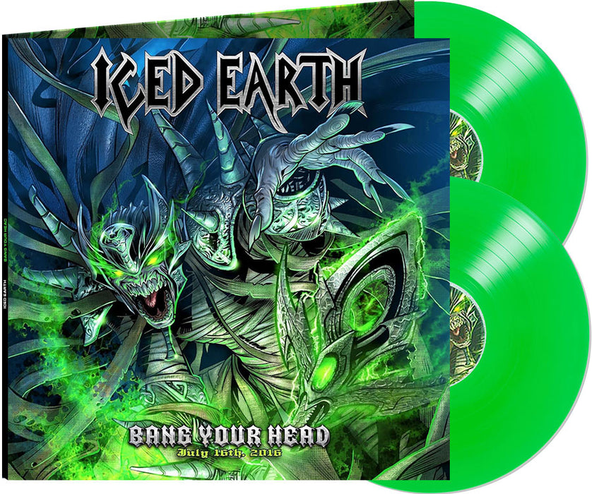 Iced Earth Bang Your Head (Double Live Green Vinyl Gatefold)