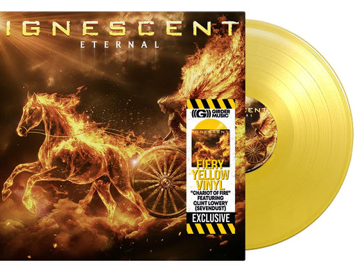 Ignescent Eternal (Yellow Vinyl) w/AUTOGRAPHED Record Flat - girdermusic.com