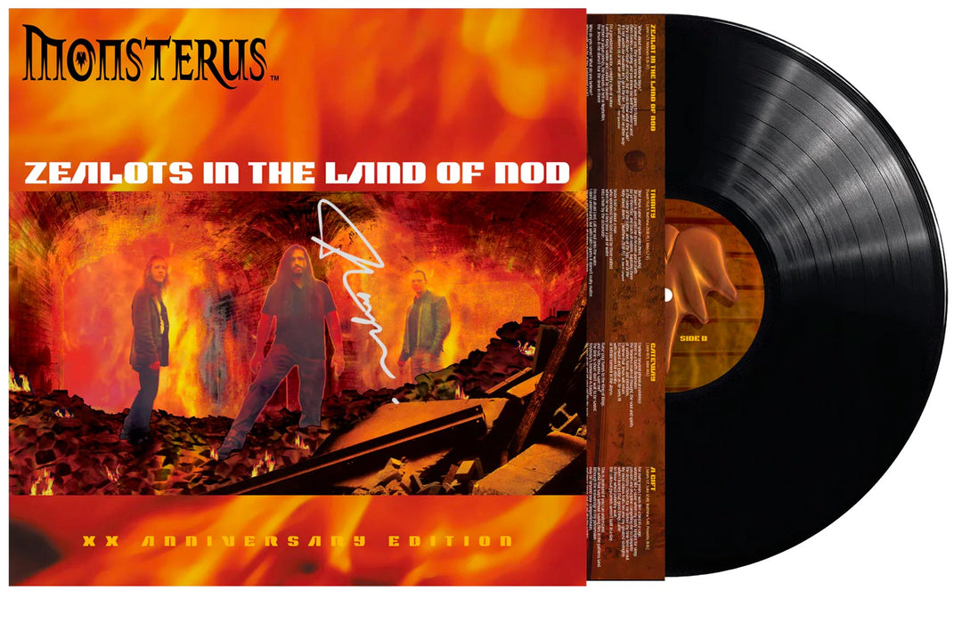 AUTOGRAPHED - MONSTERUS - ZEALOTS IN THE LAND OF NOD + 2 (LIMITED RUN VINYL) 2022 GIRDER RECORDS