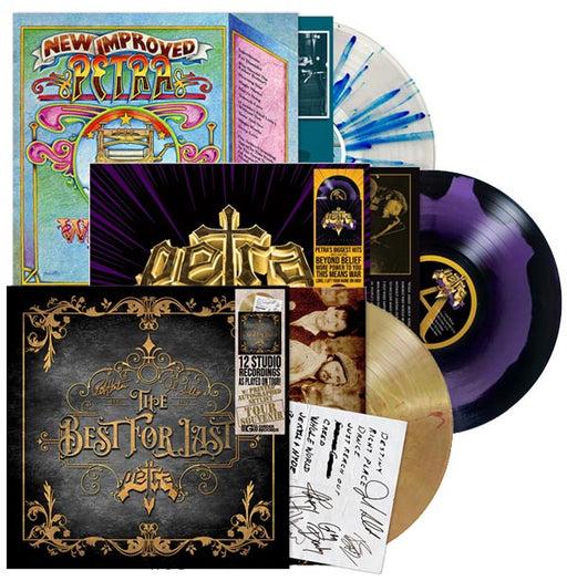 Petra Limited Edition Vinyl Trio (Bundle Set) The Best For Last + Washes Whiter Than + Fifty Years