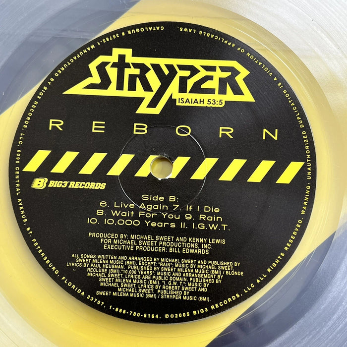 Stryper – Reborn (Pre-Owned Vinyl) Big3 Records 2005