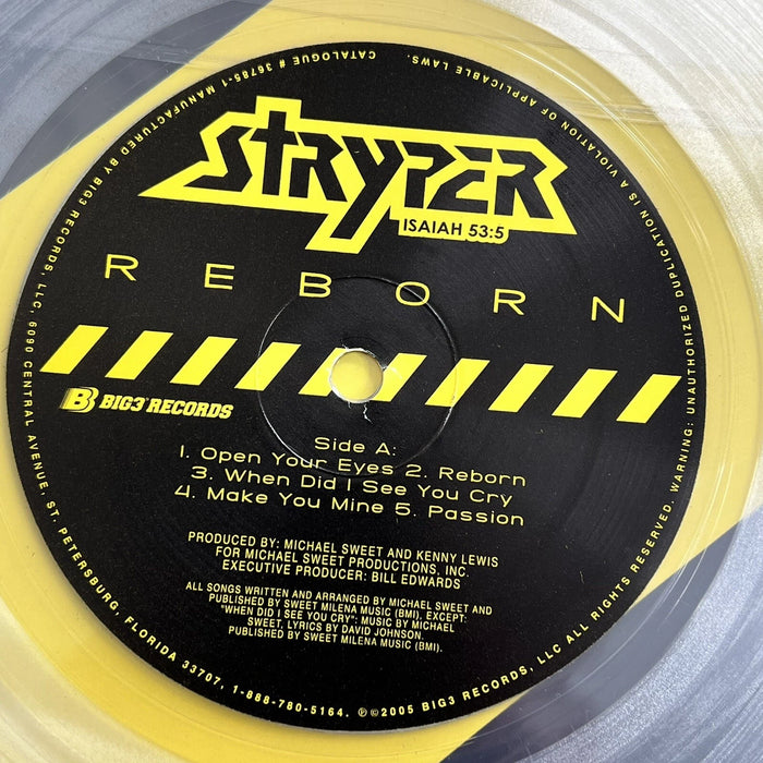Stryper – Reborn (Pre-Owned Vinyl) Big3 Records 2005