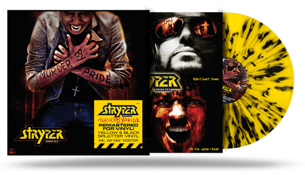 STRYPER - MURDER BY PRIDE (Vinyl) Yellow w/ Black Splatter +