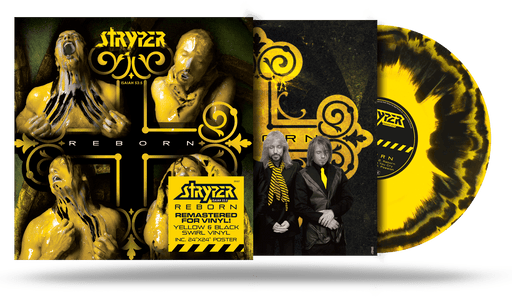 STRYPER - REBORN (Vinyl) Yellow & Black Swirl 2022 GIRDER RECORDS (Legends of Rock) Remastered