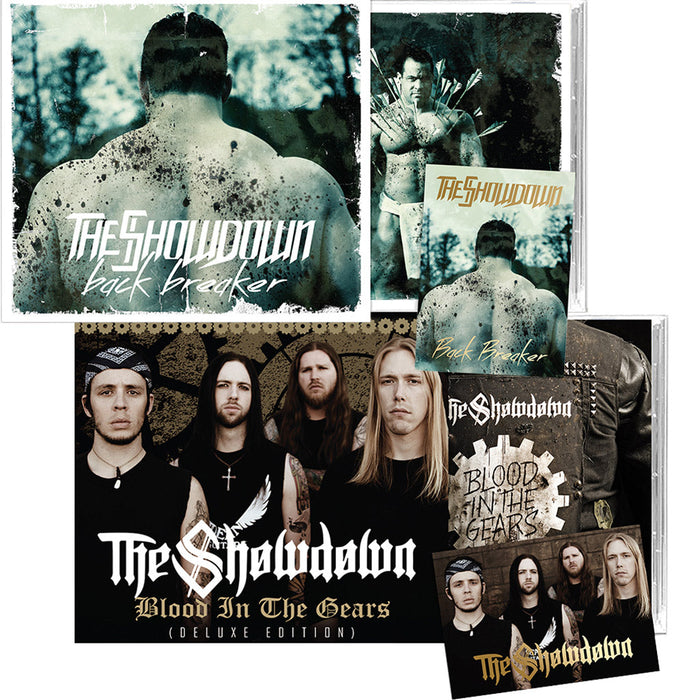 The Ultimate Heavier Than Thou Showdown CD/Shirt Bundle (Back Breaker/Blood In The Gears) Collectors Edition + 3 Free Ltd. Collector Cards