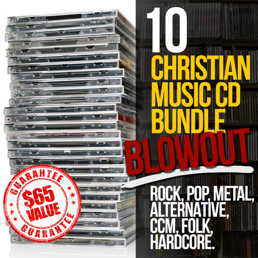 10 CD CHRISTIAN MUSIC BUNDLE BLOWOUT - Pop, Rock, Metal, Alternative, CCM