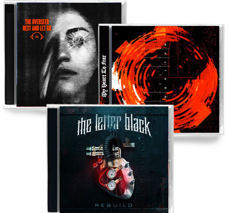 Overseer, Letter Black, My Heart To Fear (3 CD Bundle) Rest and Let Go, Rebuil