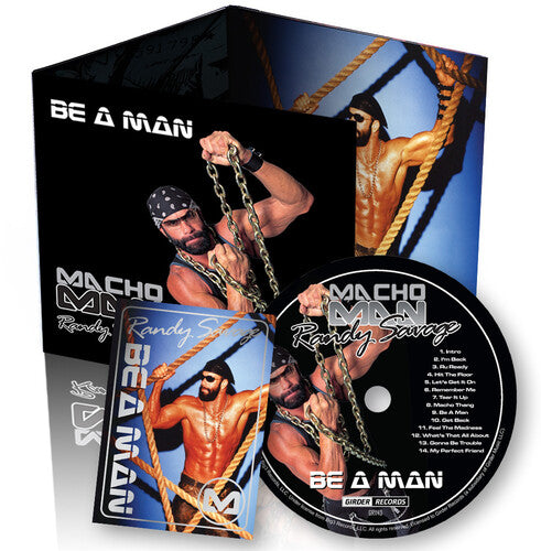 Macho Man Randy Savage - Be A Man (CD) w LTD Collectors Card