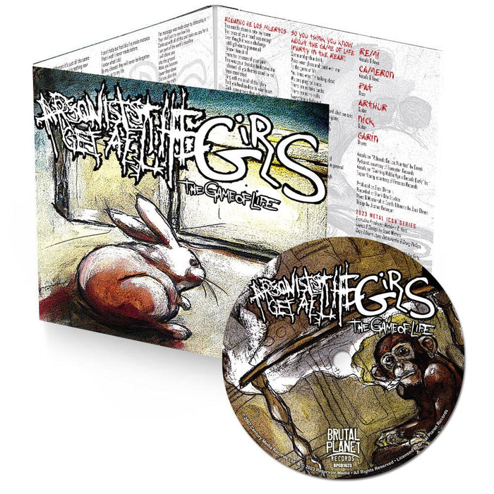 ARSONISTS GET ALL THE GIRLS - 1ST FOUR ALBUMS CD BOX SET + Ltd Band Collector Card (*NEW-4-CD Set, 2023, Brutal Planet Records) Masterful technical deathcore full of creativity